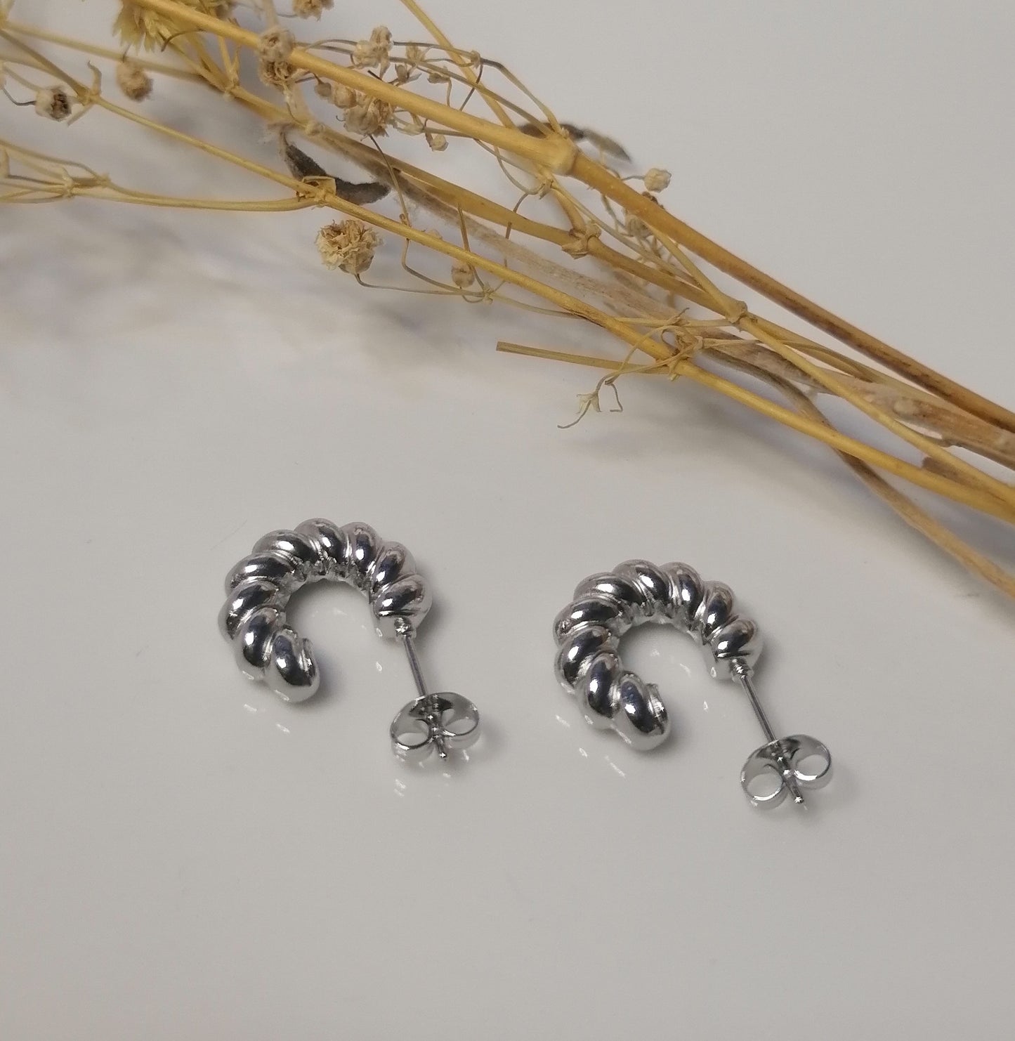 AQ014 | Aros en acero inoxidable abiertos torneados