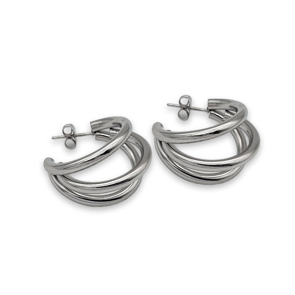 AQ026 | Aros en acero inoxidable triples
