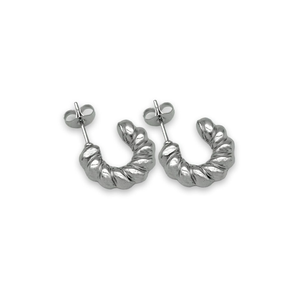 AQ014 | Aros en acero inoxidable abiertos torneados