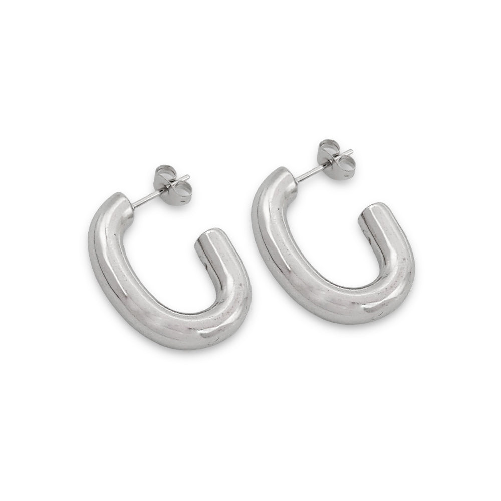 AQ019 | Aros en acero inoxidable abiertos macizos