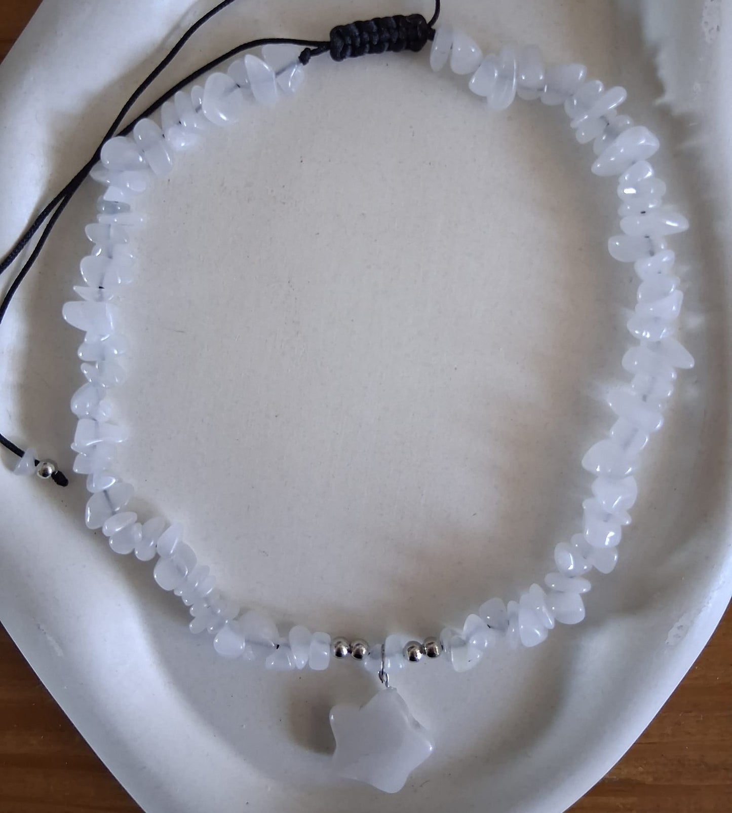 CS015 | Collar ajustable de escallas de piedras naturales