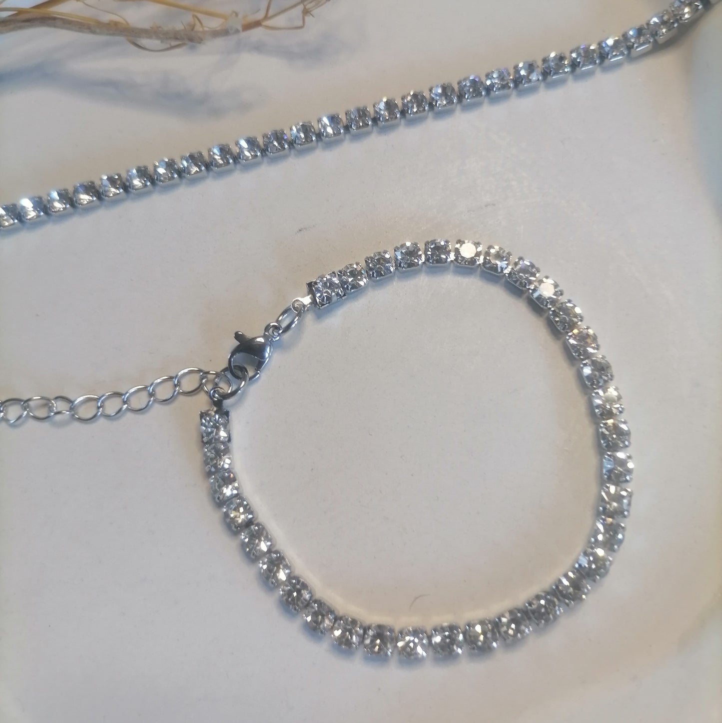 PQ024 | Pulsera en acero inoxidable con circonias