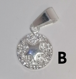 PQ008 | Pulsera con cierre marinero y dije en acero blanco