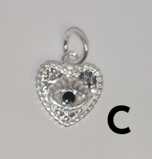 PQ008 | Pulsera con cierre marinero y dije en acero blanco