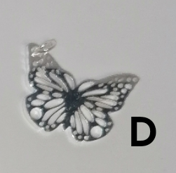 PQ008 | Pulsera con cierre marinero y dije en acero blanco