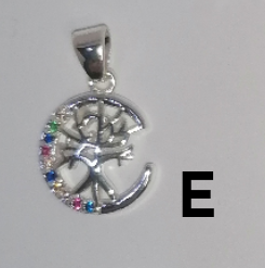 PQ008 | Pulsera con cierre marinero y dije en acero blanco