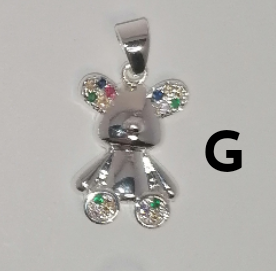 PQ008 | Pulsera con cierre marinero y dije en acero blanco