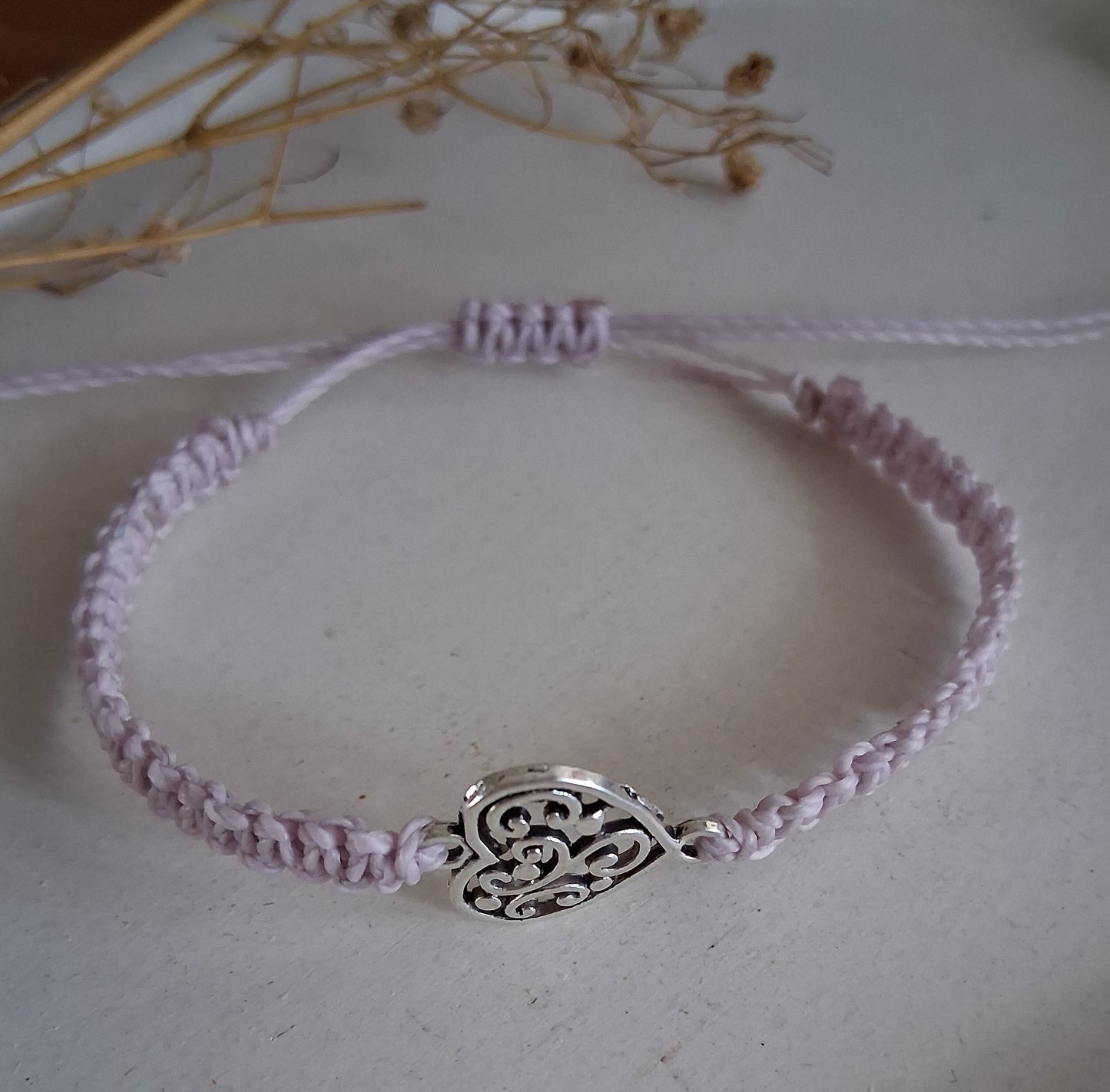 PT018 | Dúo de pulseras ajustables macramé y piedras naturales