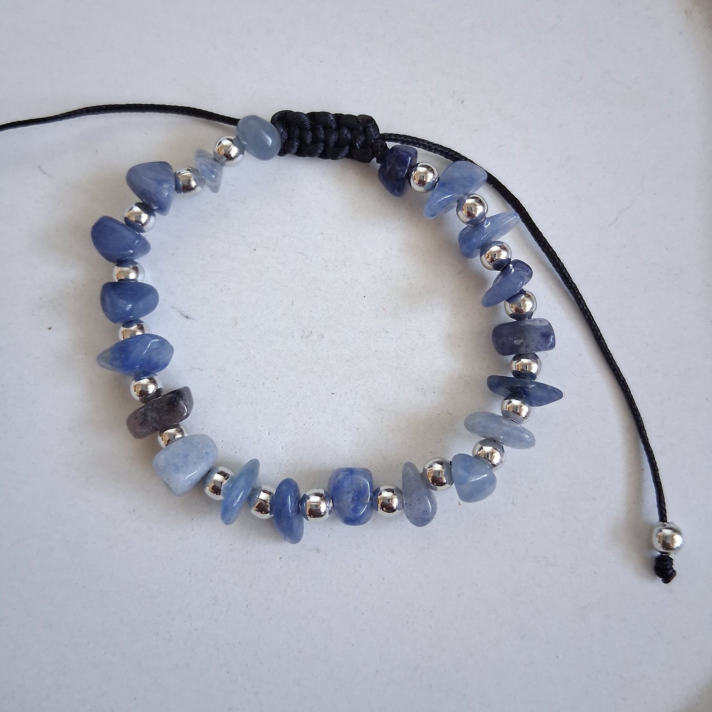 ST042 | Pulsera escallas piedras naturales