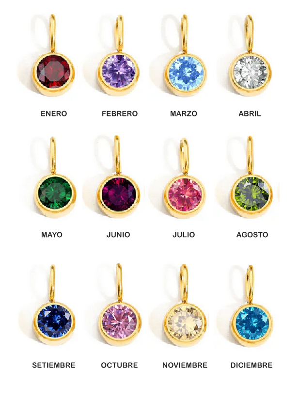 CD009 | Collar punto de luz en acero dorado
