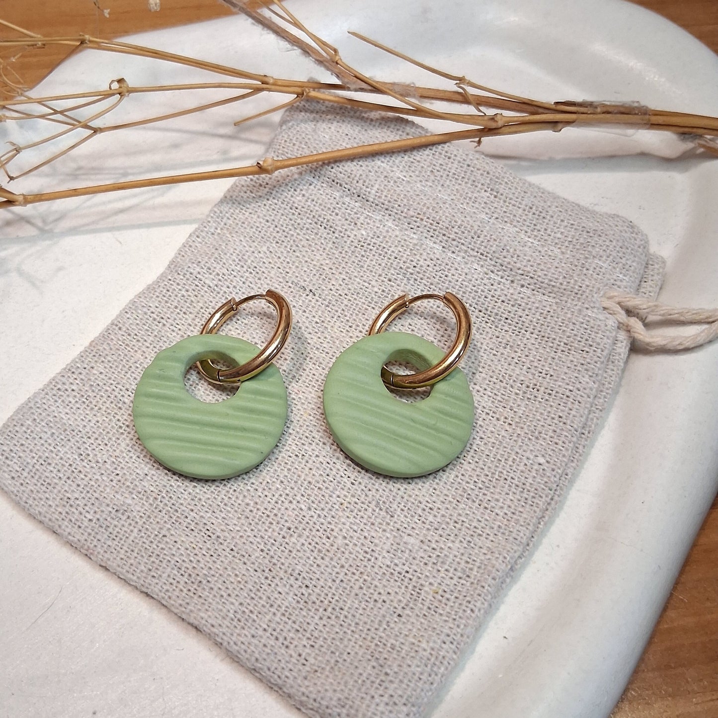 CL004 | Aros Leila - Verde claro