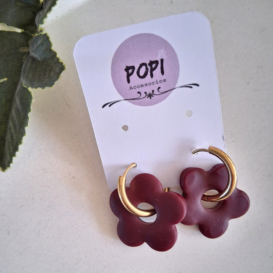 CL005 | Aros Alelí - Rojo vino