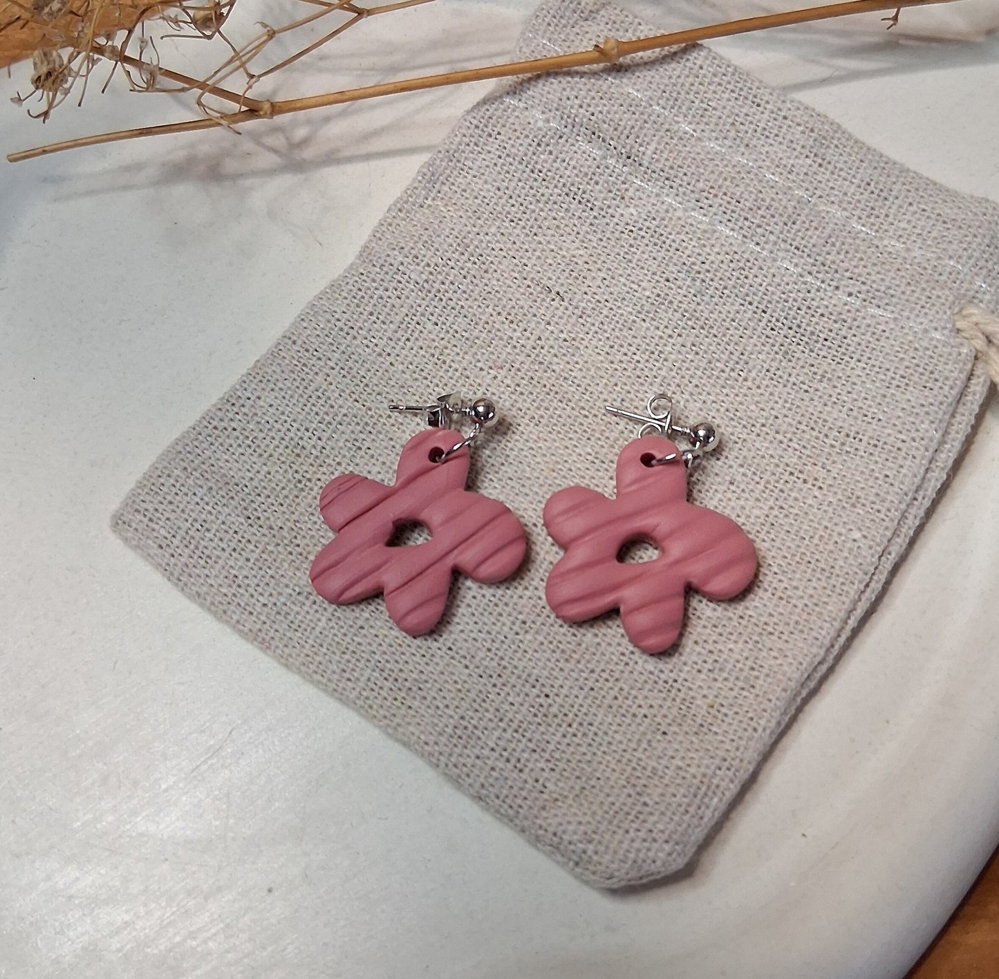 CL008 | Caravanas Rosina - Rosa Viejo