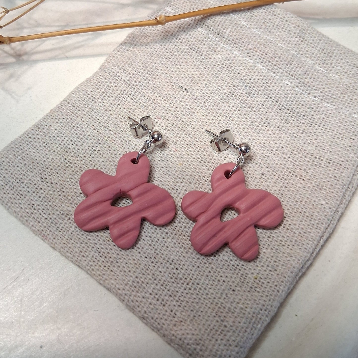 CL008 | Caravanas Rosina - Rosa Viejo