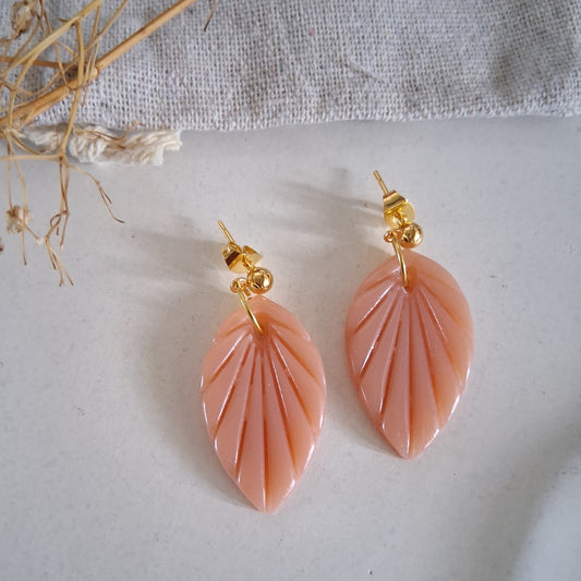 CL016 | Caravanas Alba - Salmón brillante