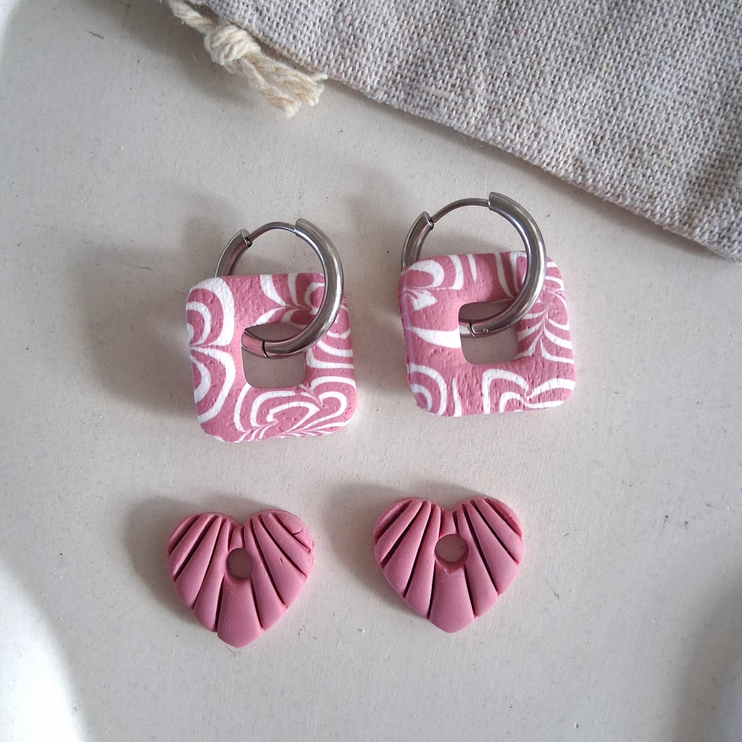 CL027 | Pack aros Pinky - Rosa y blanco