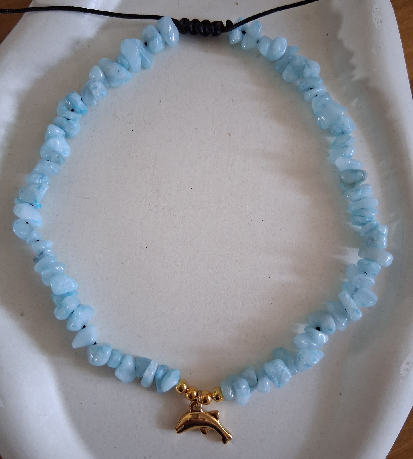 CS003 | Collar ajustable de escallas de piedras naturales