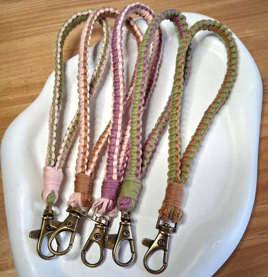LA004 | Correa en macramé bicolor
