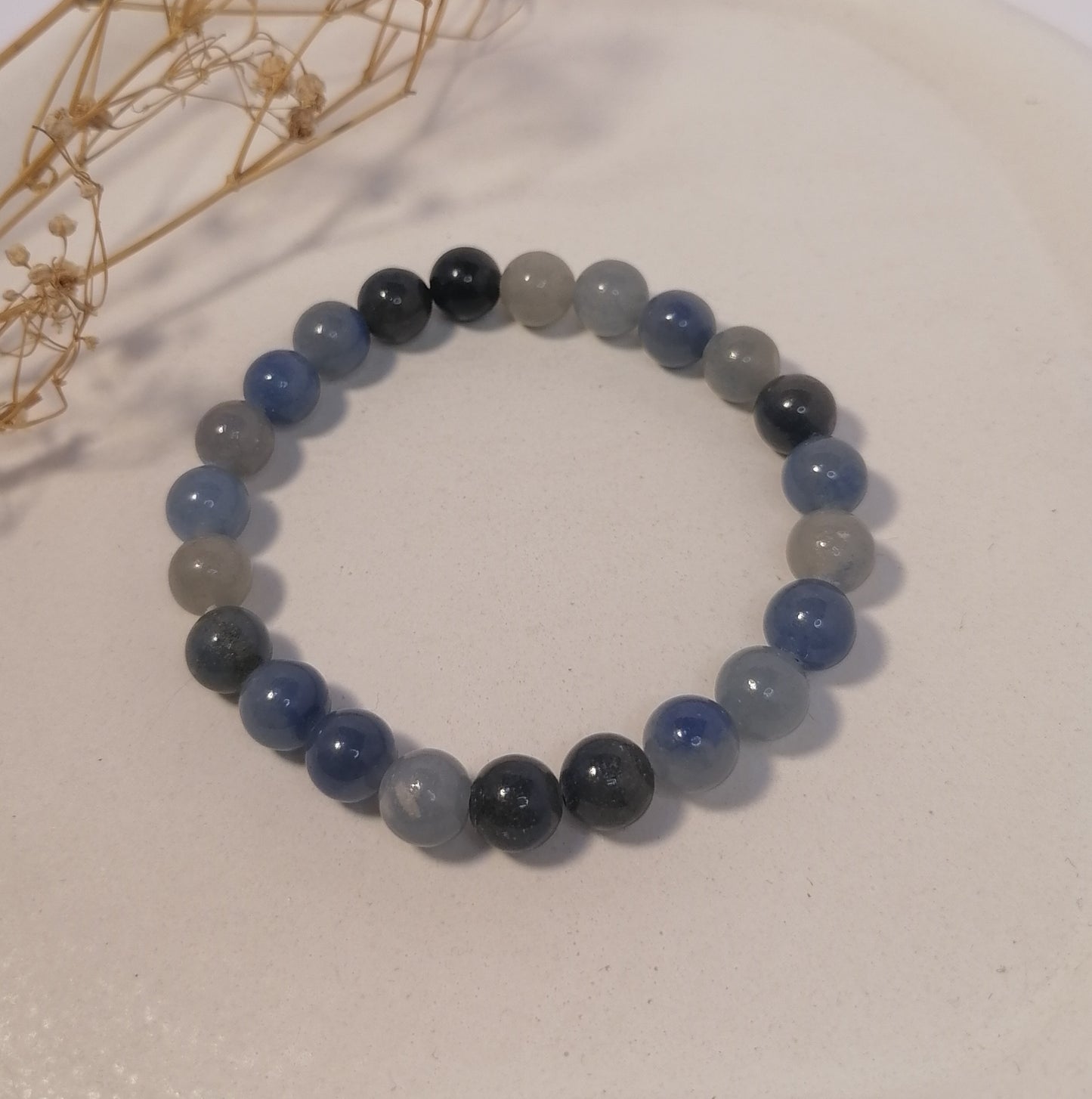 ST002 | Pulsera perlas piedras naturales 8mm