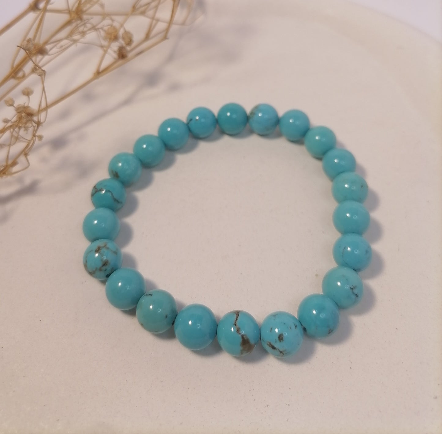 ST002 | Pulsera perlas piedras naturales 8mm