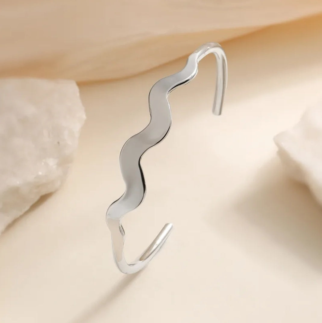 PQ027 | Esclava en acero inoxidable zig zag