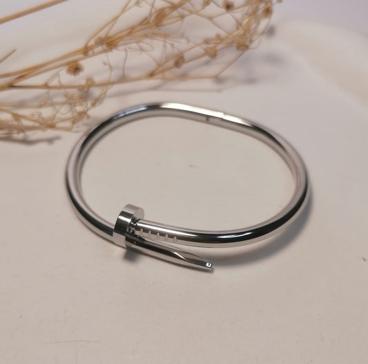 PQ019 | Esclava en acero inoxidable clavo