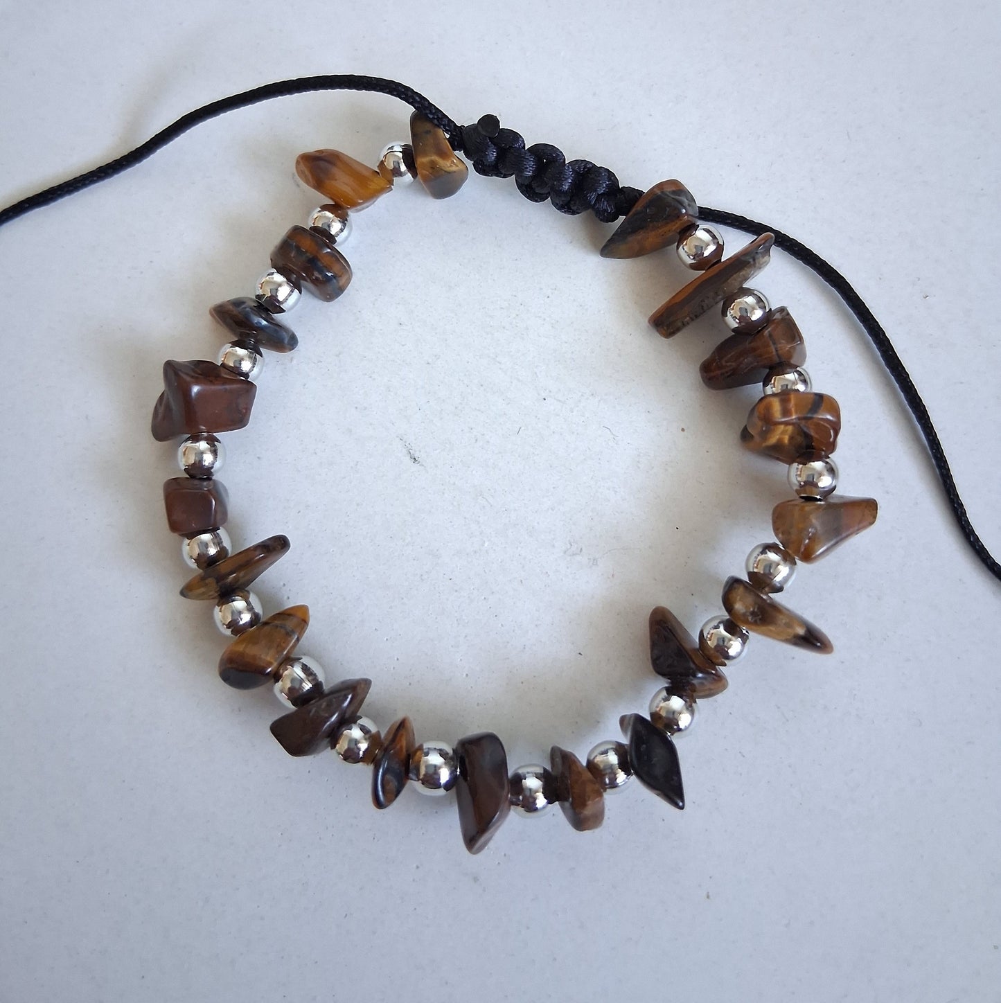 ST042 | Pulsera escallas piedras naturales