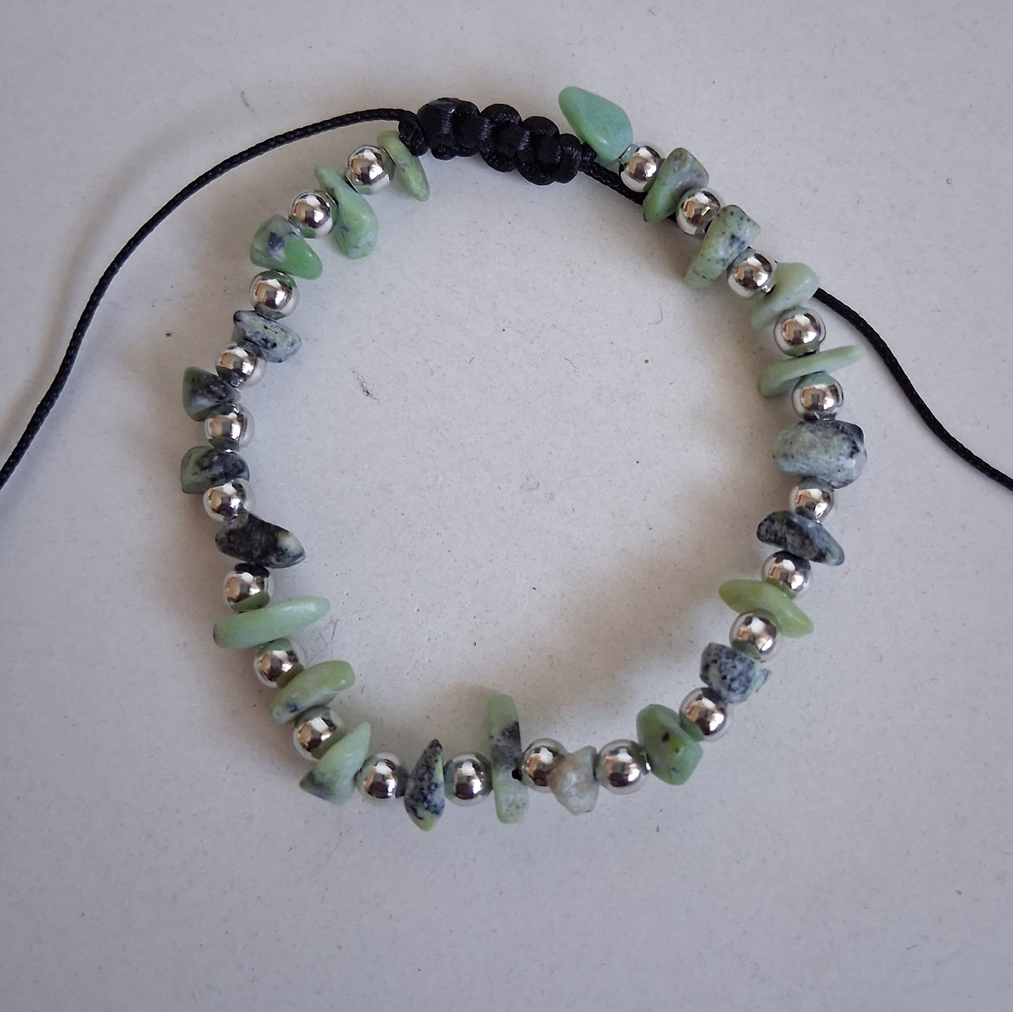 ST042 | Pulsera escallas piedras naturales