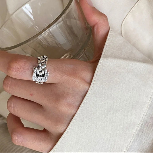 RQ020 | Anillo regulable acero inoxidable hebilla